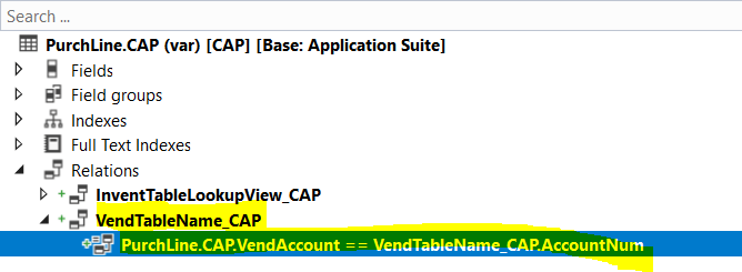 Add a Relation on the Form Data Source Table​