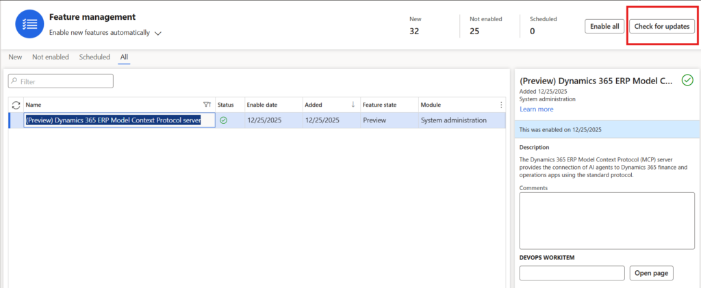 Enable the MCP Feature Flag