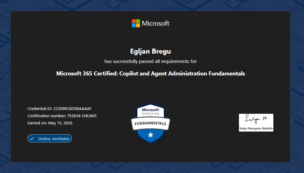 Copilot and Agent Administration Fundamentals